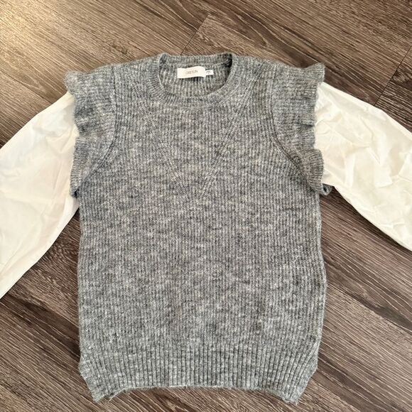 Greylin Adela Twoffer Vest Sweater Top - Picture 3 of 9
